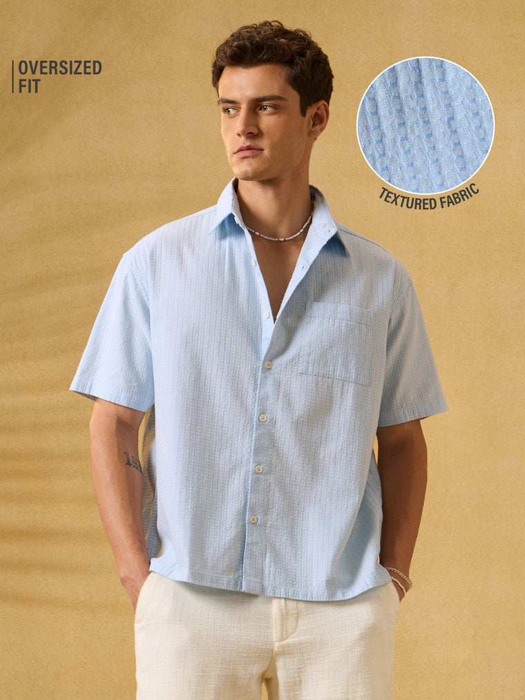 Textured Shirt: Meadow Men Textured Shirts