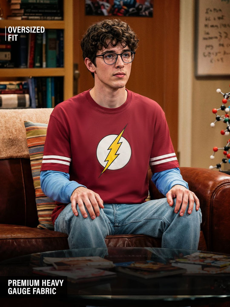 The Big Bang Theory: Sheldon Cooper Oversized Full Sleeve T-Shirts