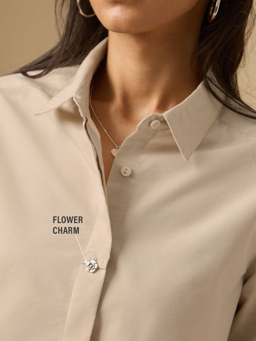 Easy Solids: Buttercream Women Relaxed Shirts