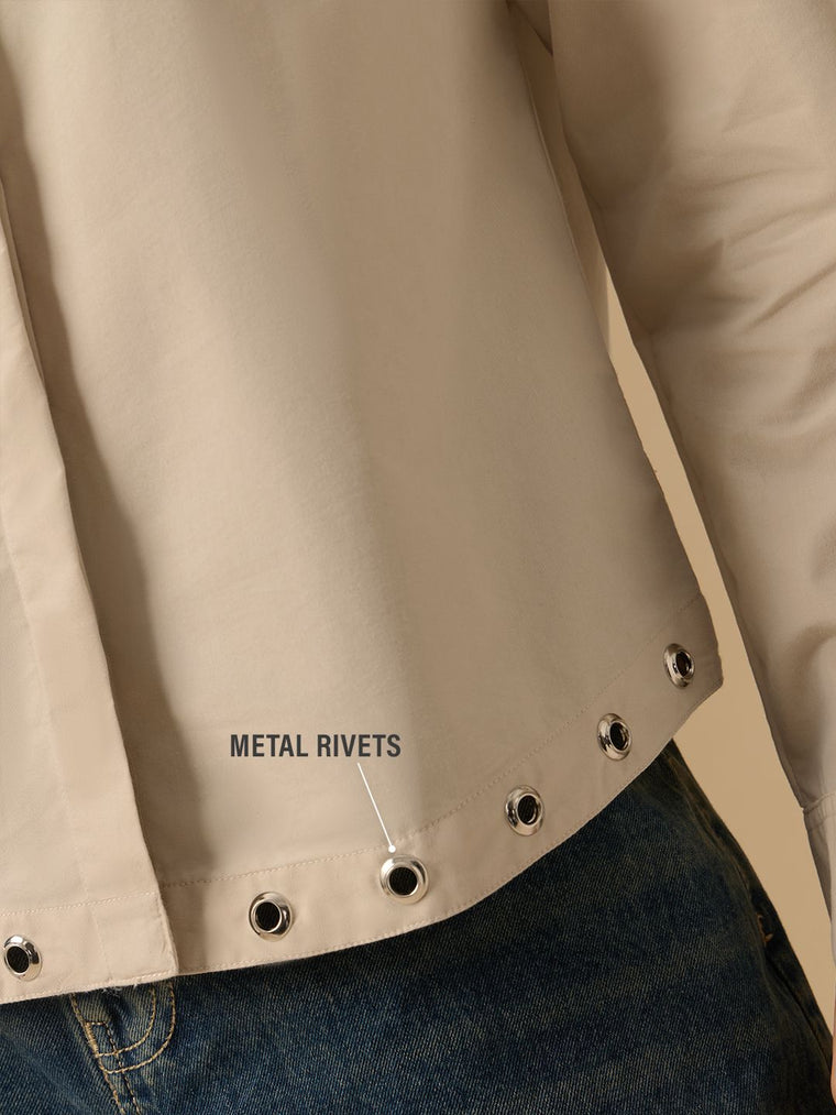 Easy Solids: Buttercream Women Relaxed Shirts
