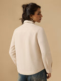 Easy Solids: Buttercream Women Relaxed Shirts
