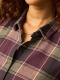 Plaid Shirt: Hazel Women Oversized Shirts