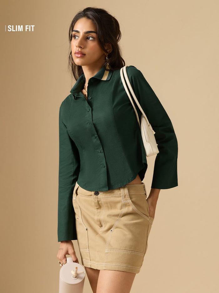 Tailored Solids: Regal Women Fitted Shirts