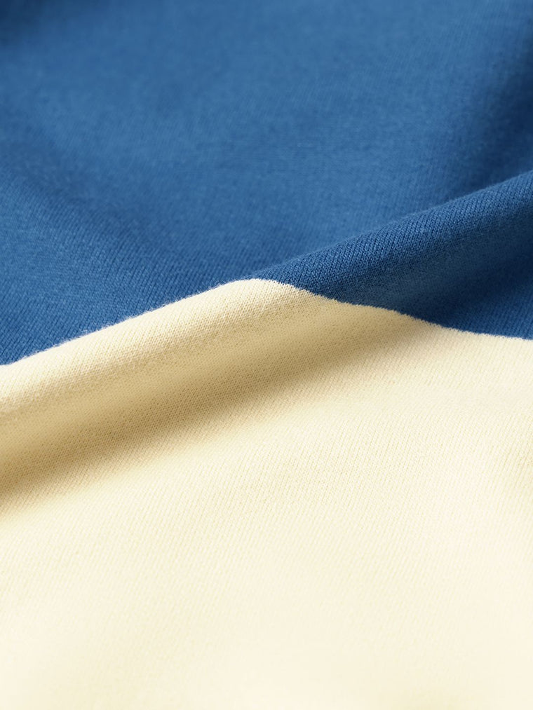Oversized Polo: Colourblock Men Rugby Polos
