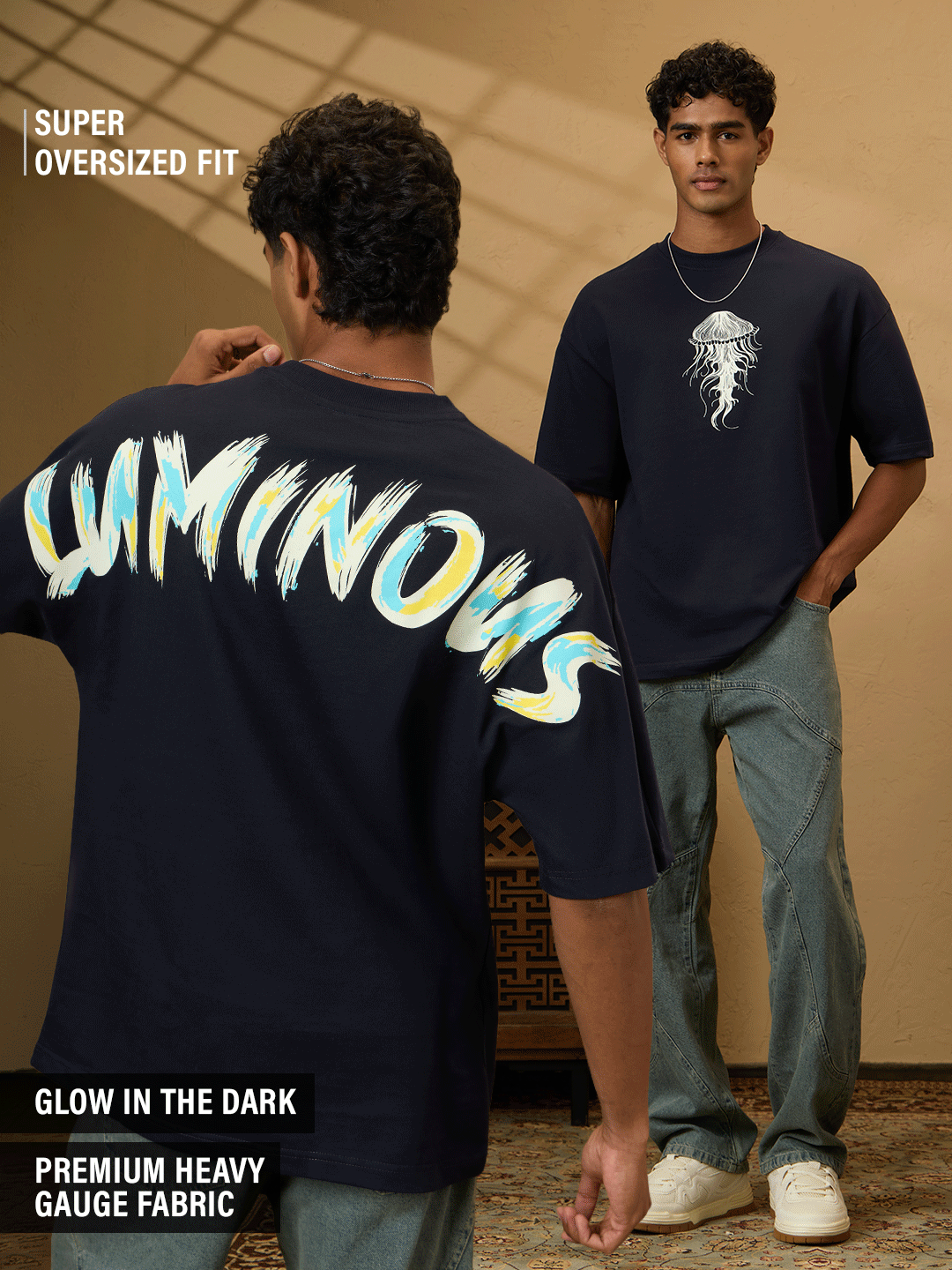 Super Oversized T-Shirt: Jelly Fish Super Oversized T-Shirts
