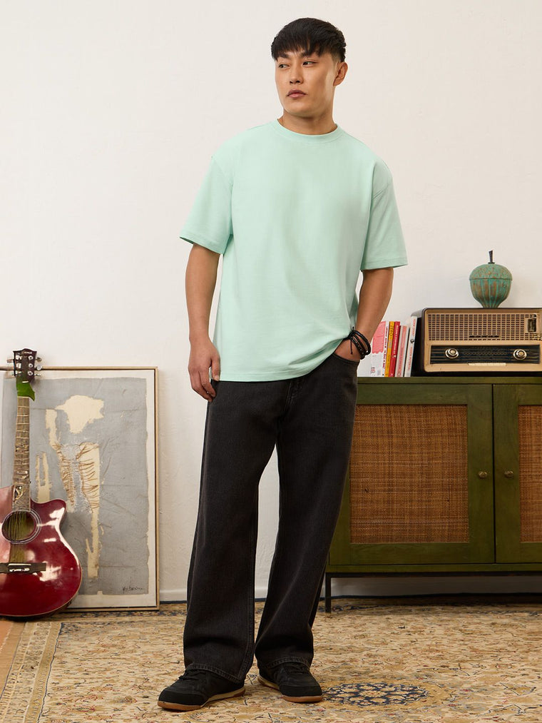 Solids: Apple Mint Oversized T-Shirts