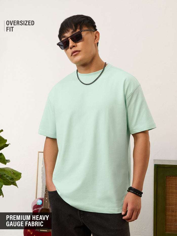 Solids: Apple Mint Oversized T-Shirts