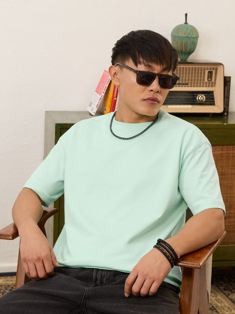 Solids: Apple Mint Oversized T-Shirts