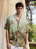 Casual Shirt: Vintage Greens Holiday Shirts