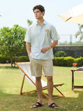 Cotton-Linen: Palm Tree Oversized Shirts