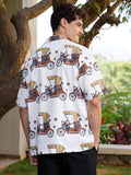 Cotton Linen: Tuk-Tuk Holiday Shirts