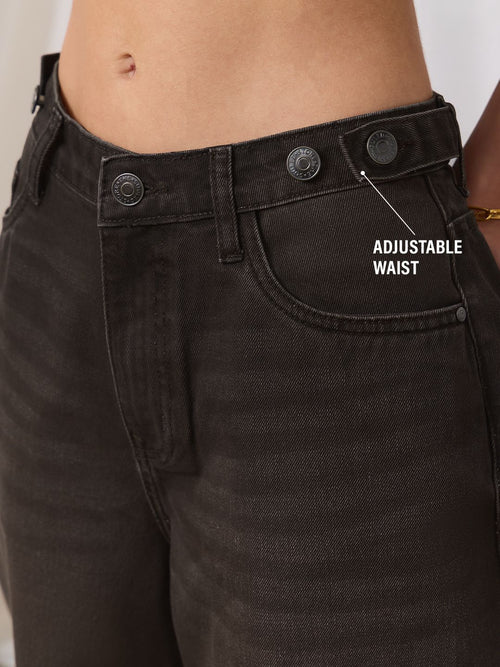 Barrel-Fit Denim: Coffee Bean Women Barrel Denims