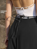 All-Day Pants: Liquorice Women Wide Pants