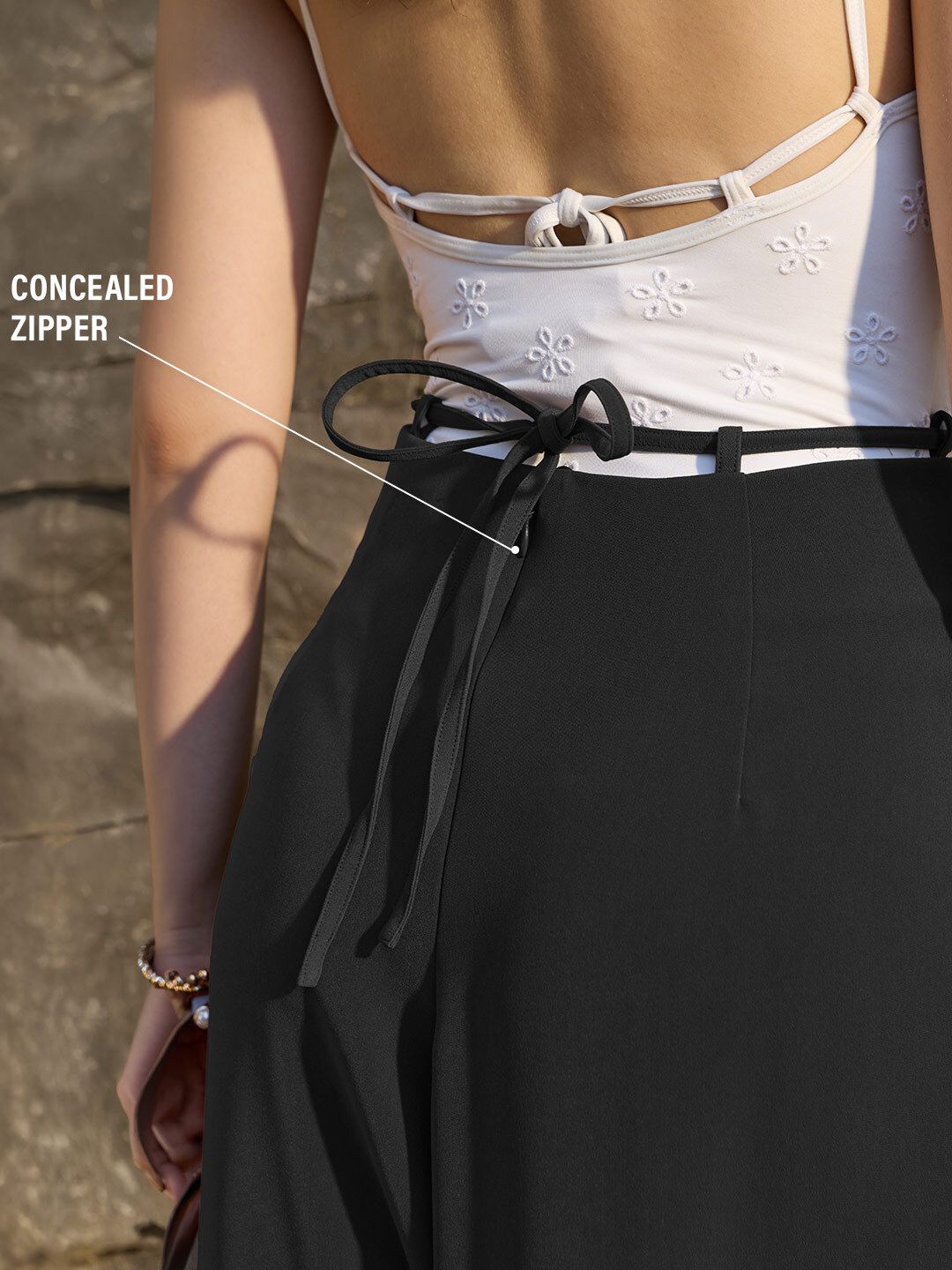 All-Day Pants: Liquorice Women Wide Pants