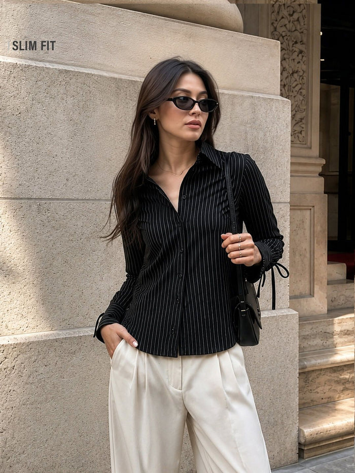 Stripe Shirt: Bristol Women Fitted Shirts