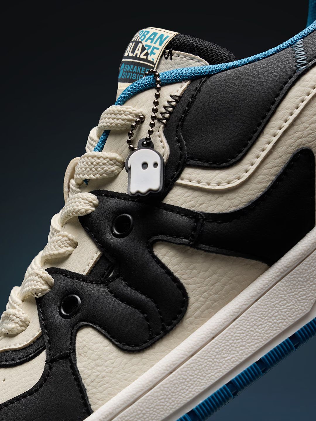 Urban Blaze: Court Blue Men Low Top Sneakers