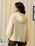 Hooded Shirt: Love Thyself Women Oversized Shirts
