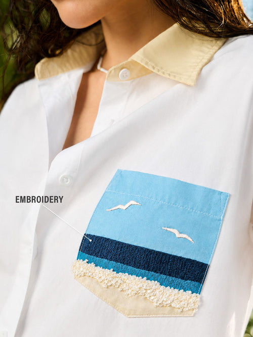 TSS Originals: Beach Vibes Women Oversized Shirts