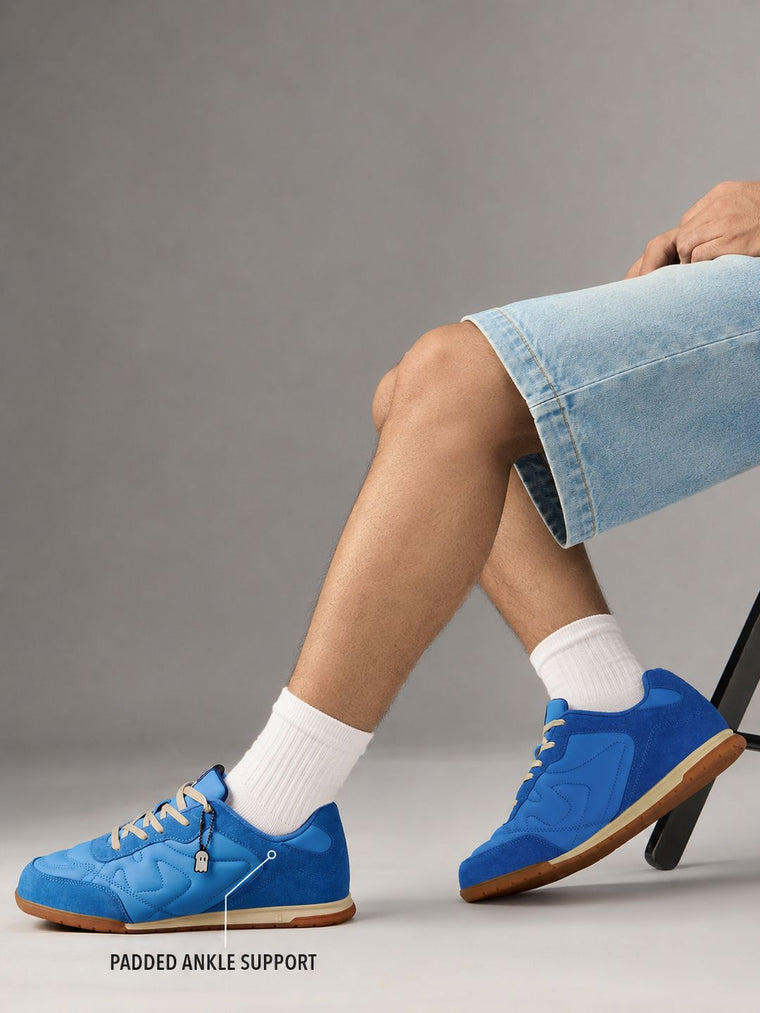 Kanso ZE: Blue Men Low Top Sneakers