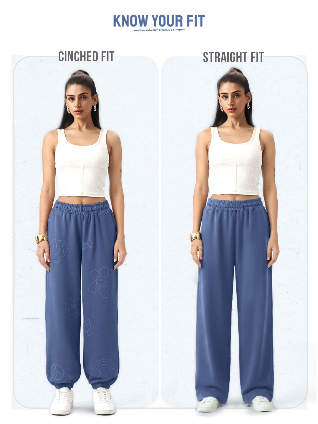 Easy Jogger: Sunset Hues Women Cinched Joggers