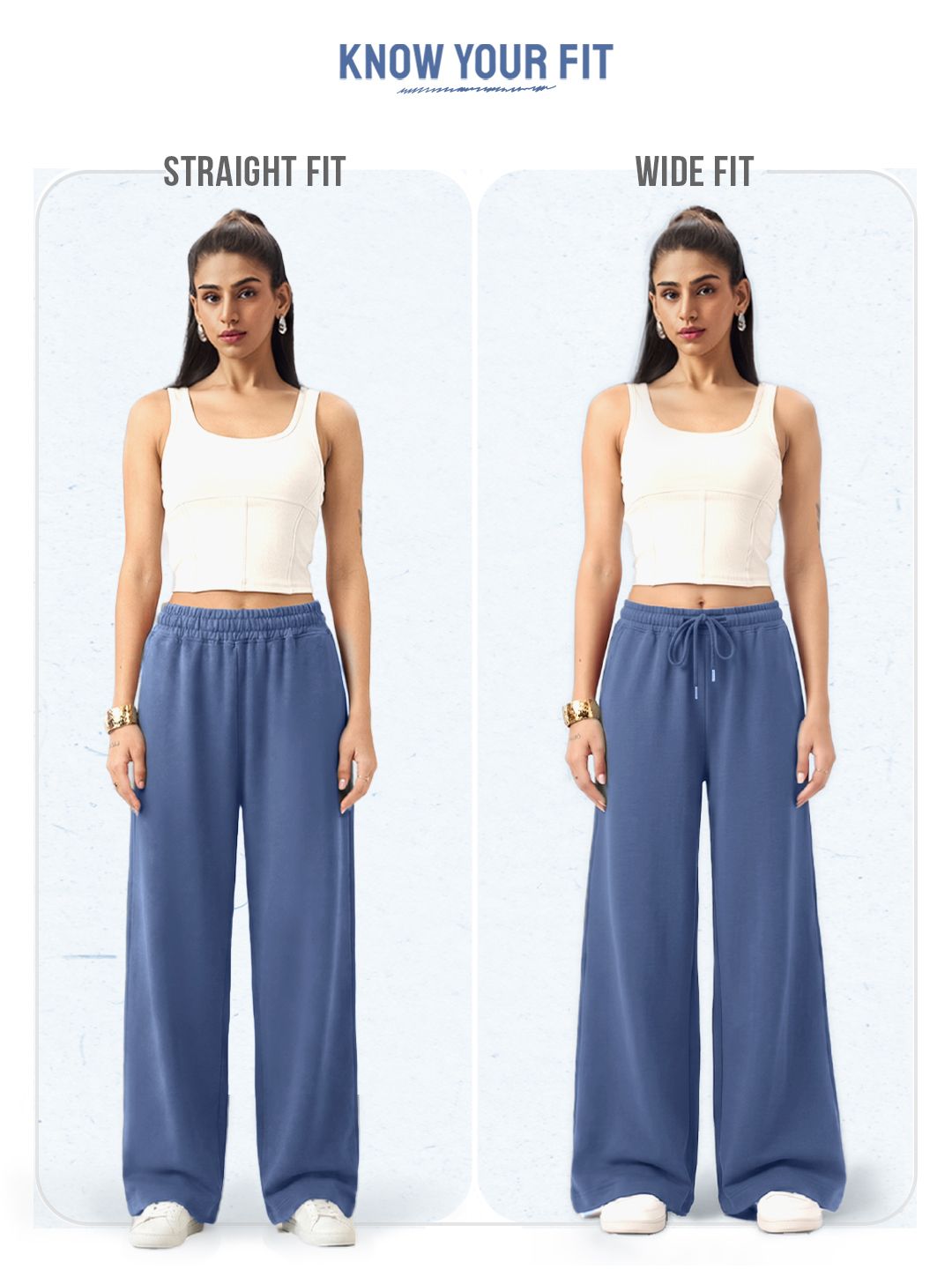 Wide Solid Joggers: Orchid Women Wide Joggers