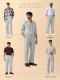 Korean Pants: Storm Grey Men Korean Pants
