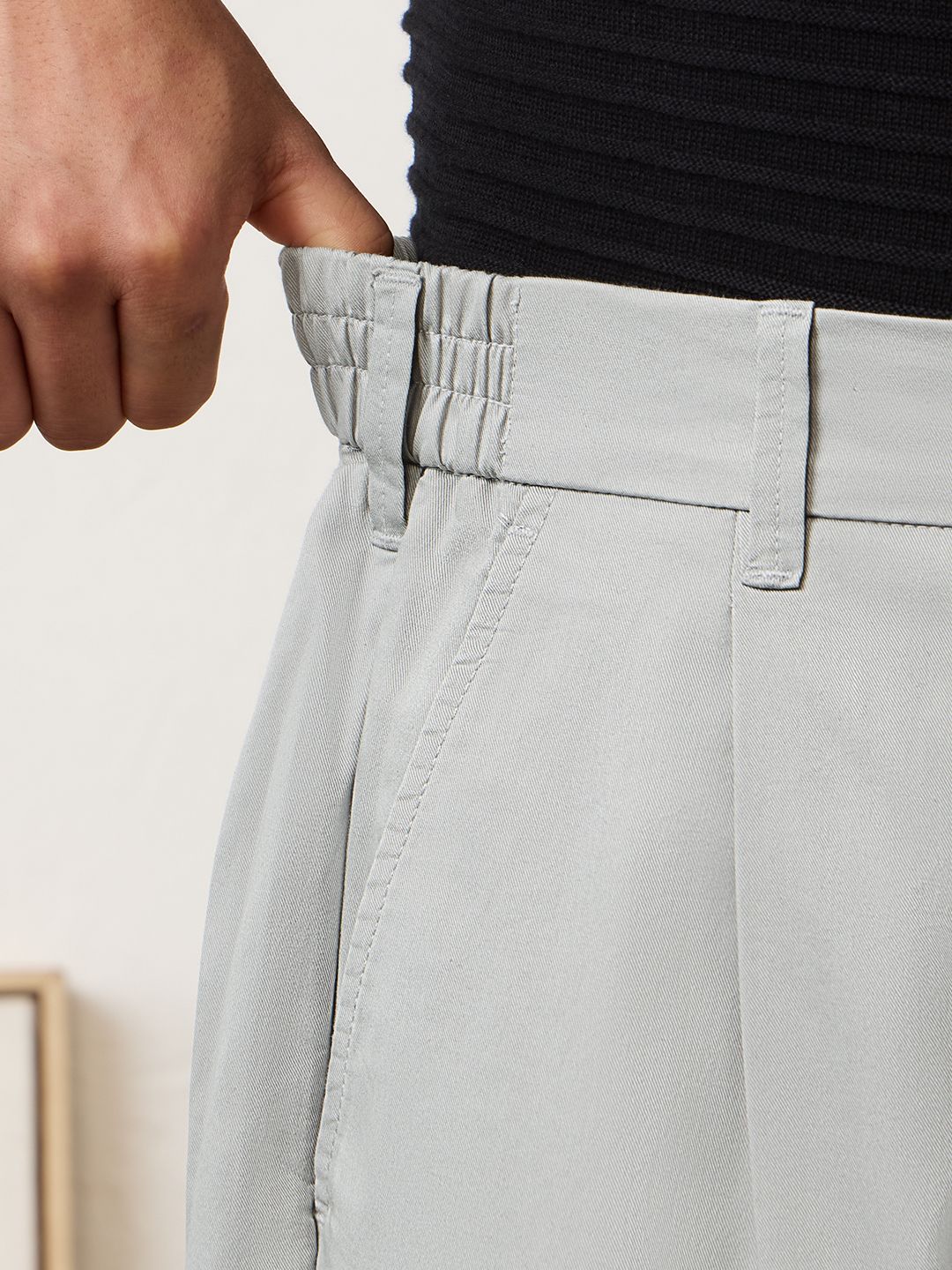 Korean Pants: Storm Grey Men Korean Pants