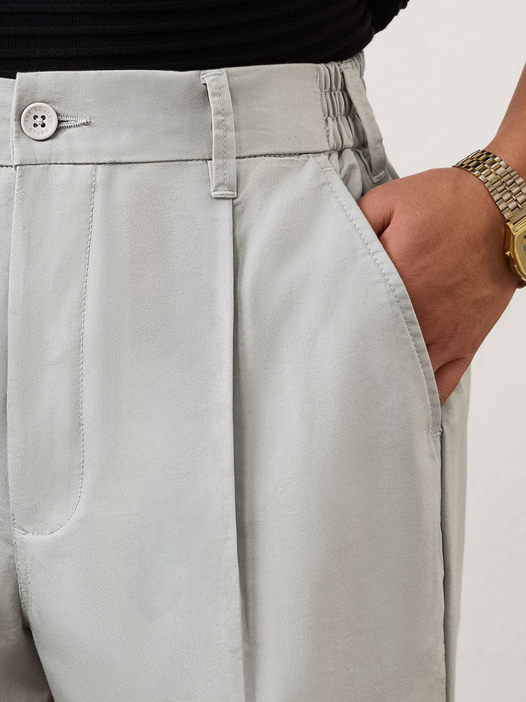 Korean Pants: Storm Grey Men Korean Pants
