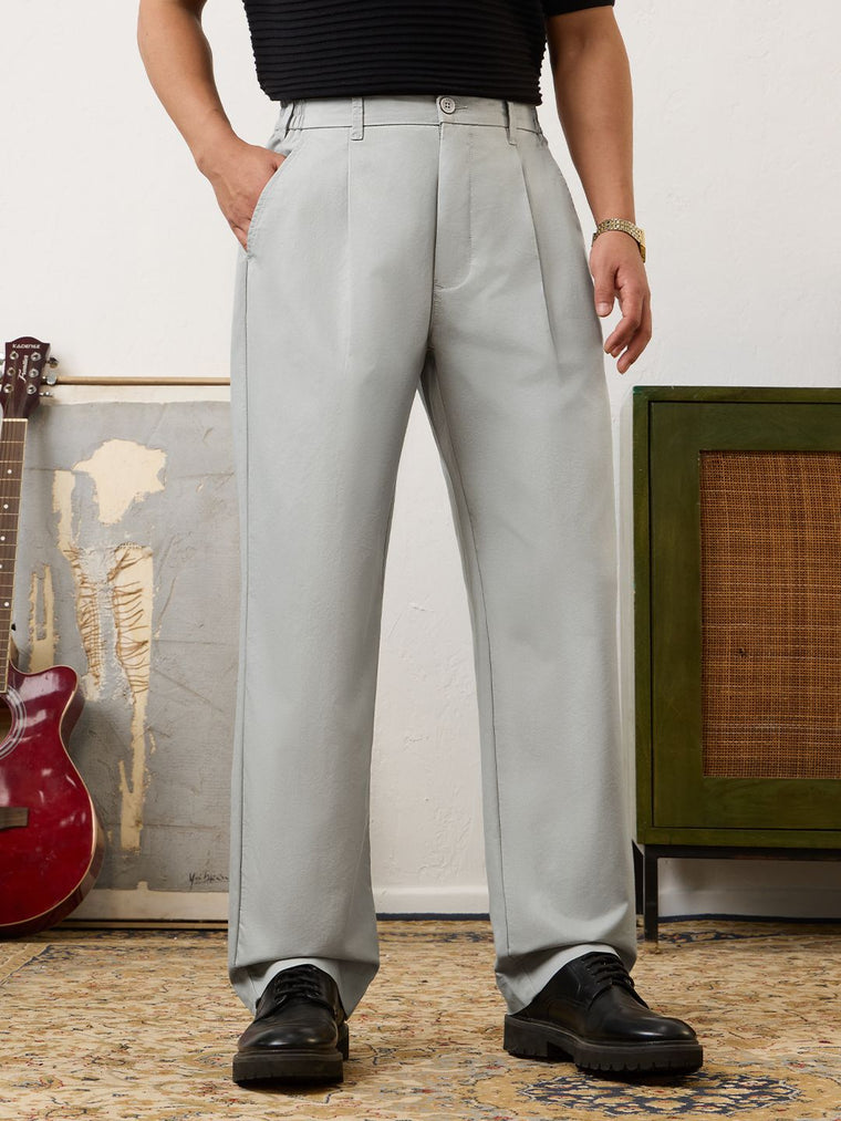 Korean Pants: Storm Grey Men Korean Pants