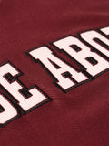 Textured T-shirt: Red League Oversized T-Shirts
