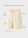 Bermuda Shorts: Ivory Hue Men Bermuda Shorts