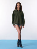 Easy Solids: Foliage Women Relaxed Shirts