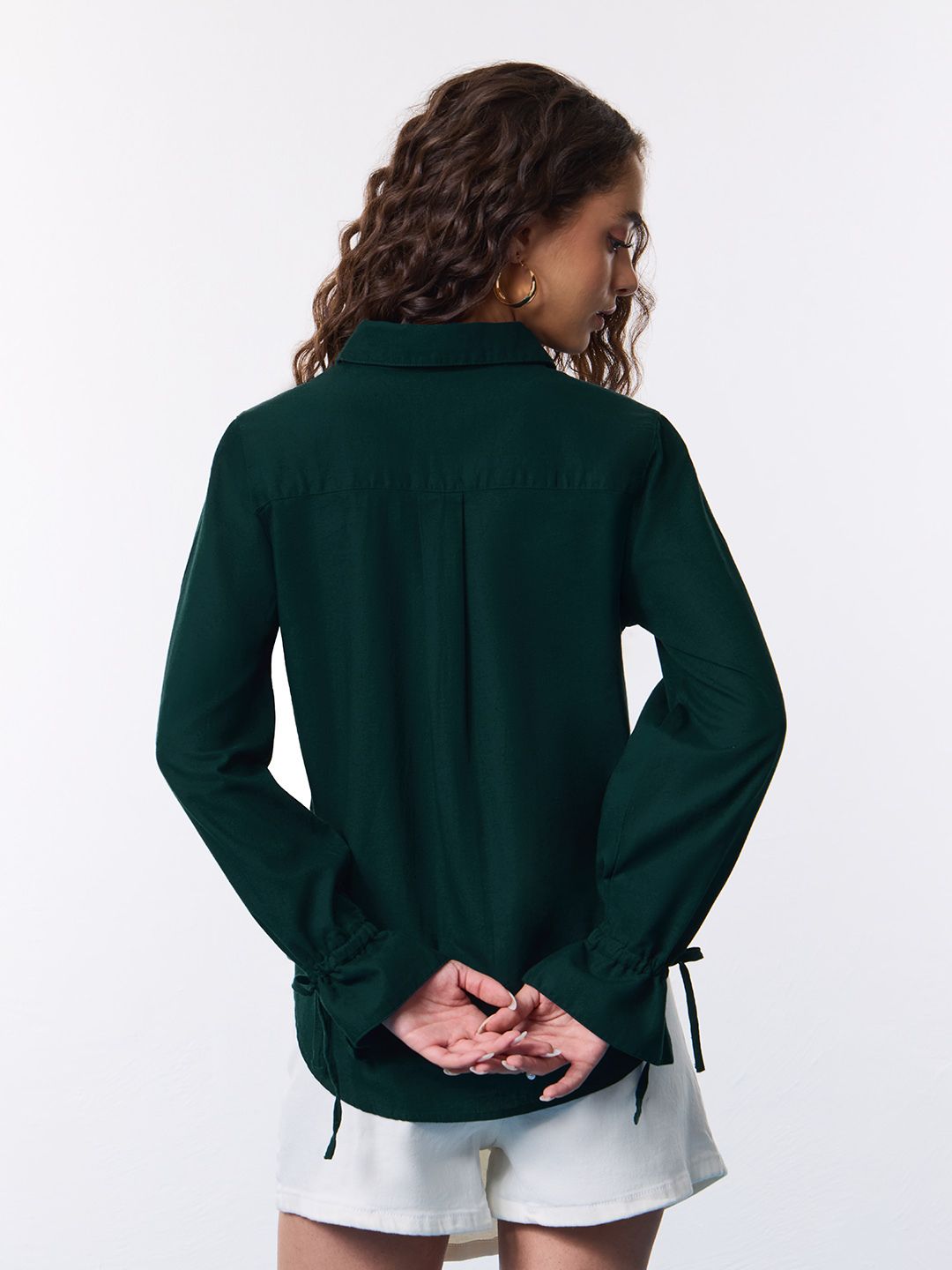 Cotton Linen Shirt: Myrtle Women Relaxed Shirts