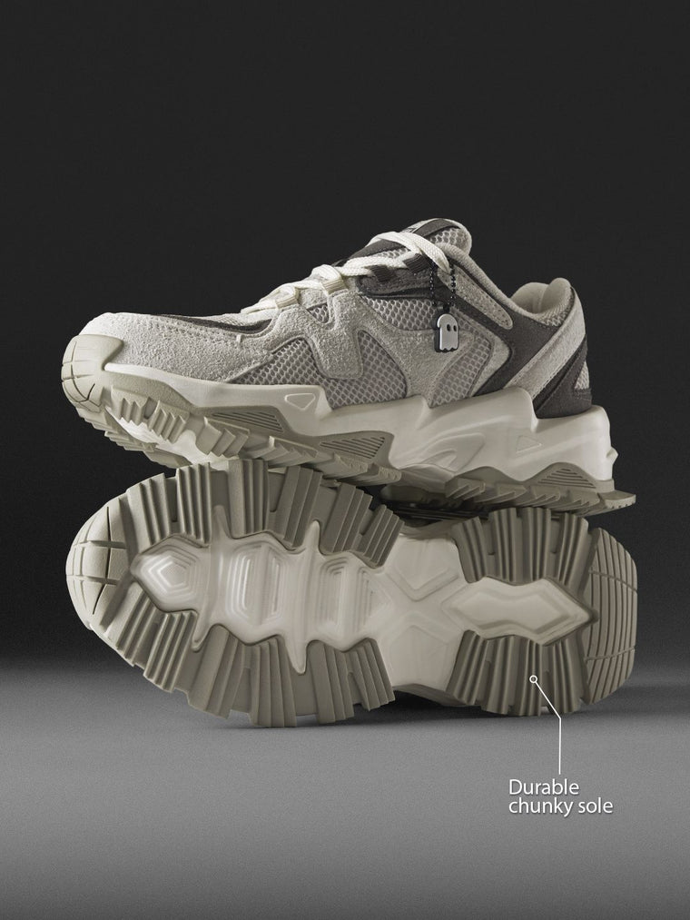 Fumes NX: Arctic Grey Men Low Top Sneakers