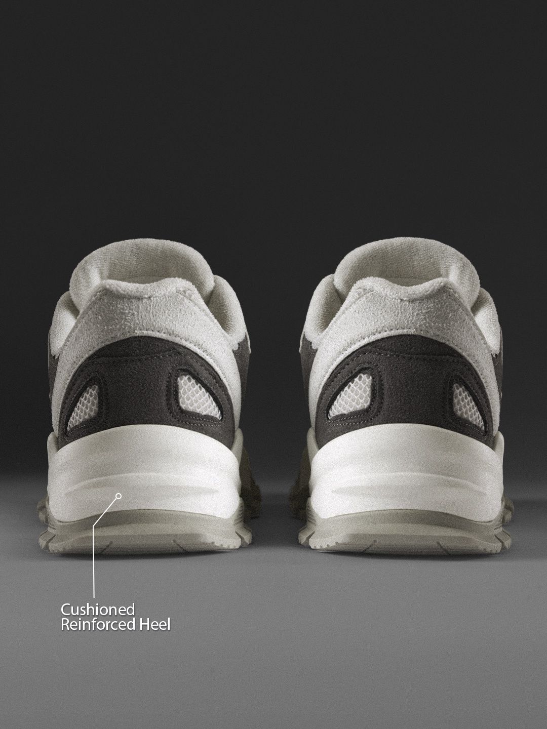 Fumes NX: Arctic Grey Men Low Top Sneakers