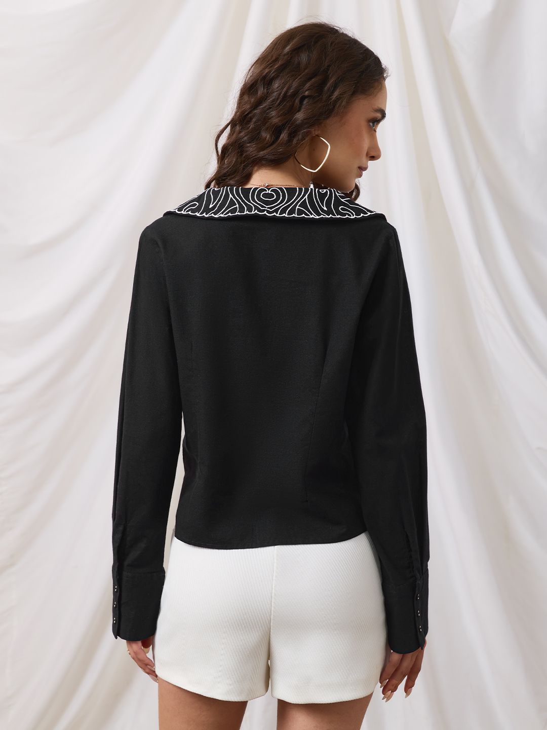 Cotton Linen Shirt: Nova Women Oversized Shirts