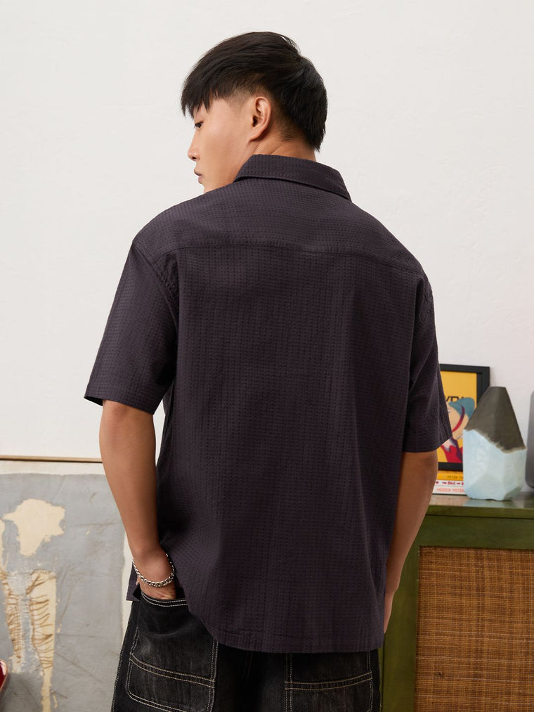Oversized Shirt: Berry Oversized Shirts