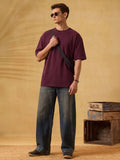 Premium Essentials: Maroon Oversized T-Shirts