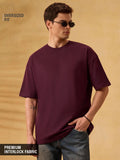 Premium Essentials: Maroon Oversized T-Shirts