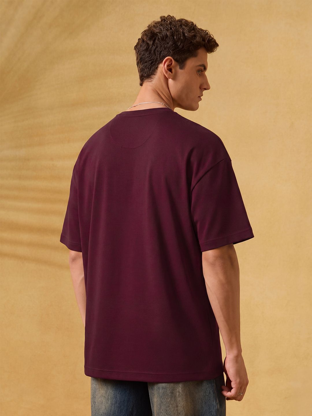Premium Essentials: Maroon Oversized T-Shirts