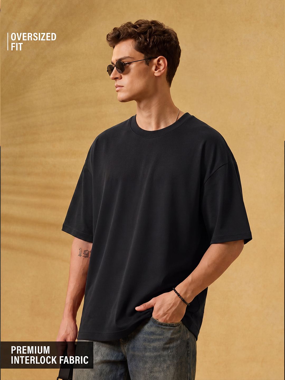 Premium Essentials: Black Oversized T-Shirts