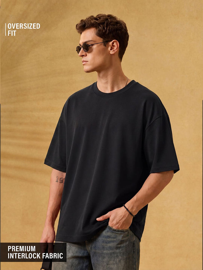Premium Essentials: Black Oversized T-Shirts