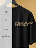 Premium Essentials: Black Oversized T-Shirts