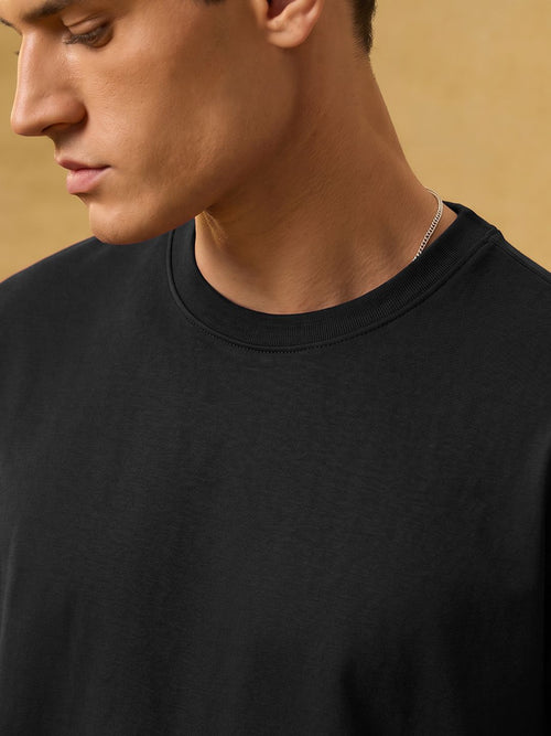 Premium Essentials: Black Oversized T-Shirts