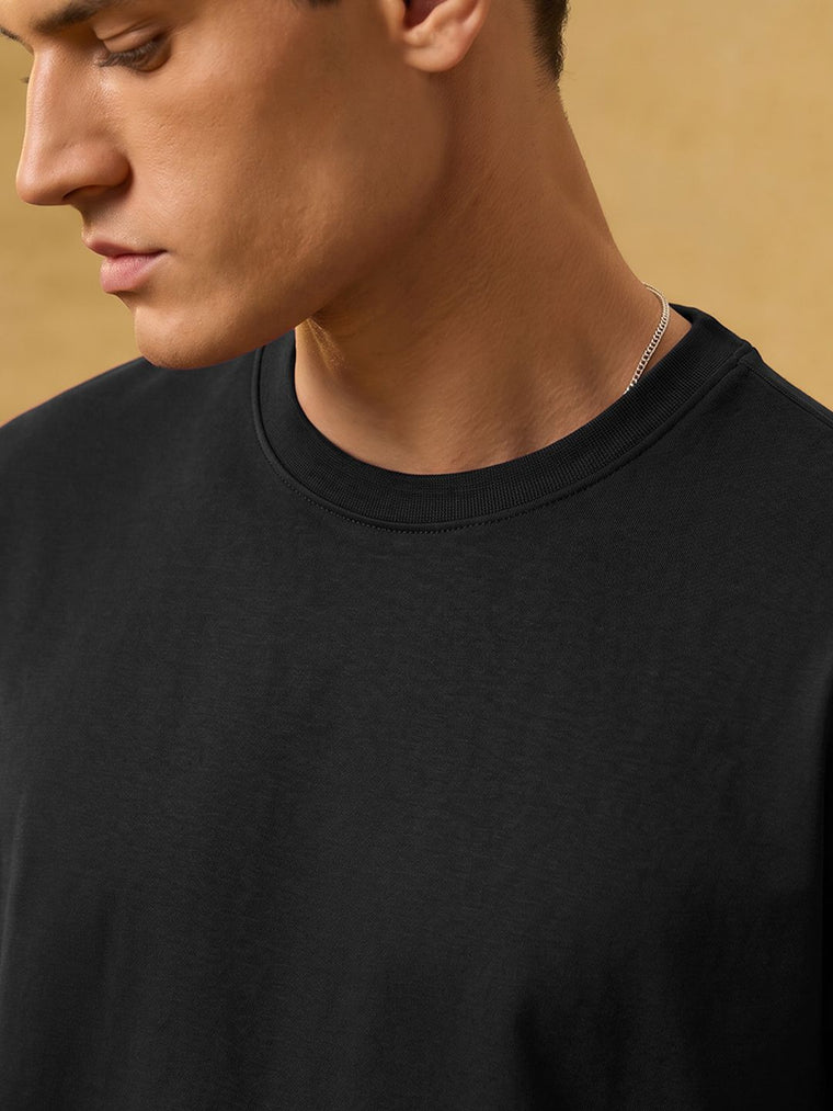Premium Essentials: Black Oversized T-Shirts