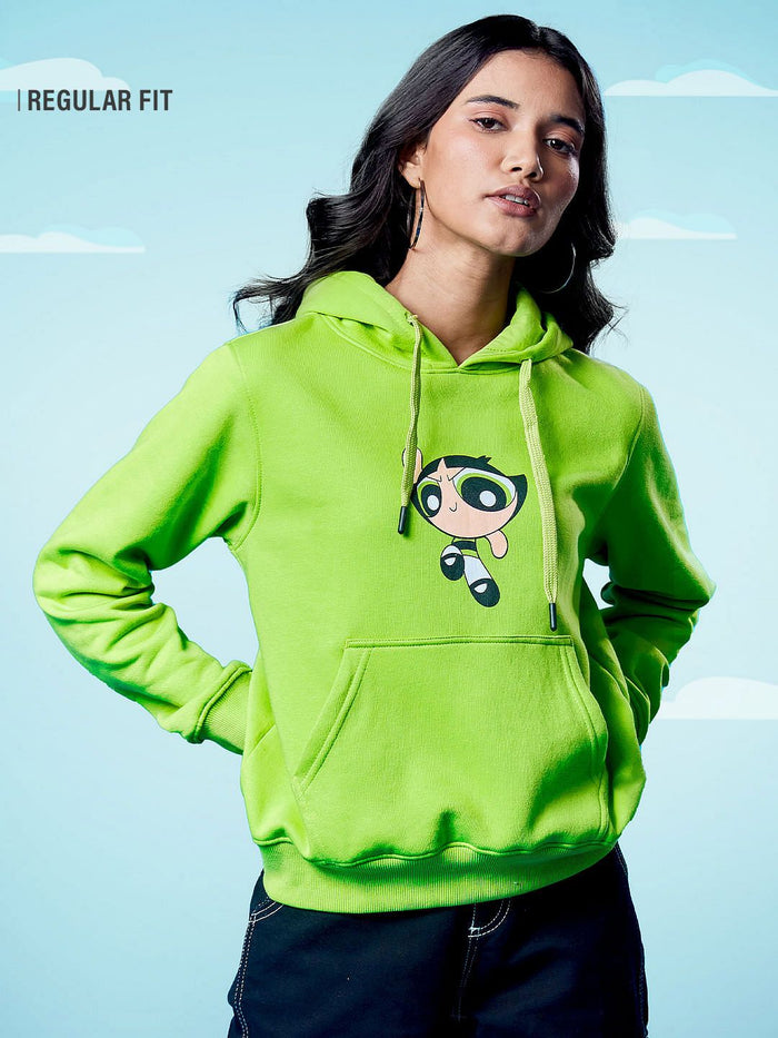 Powerpuff Girls: Buttercup Women Relaxed Hoodies