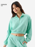 Sterling Blue Sweatshirt Women Oversized Sweatshirts