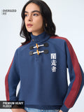 TSS Originals: Night Racer Women Oversized Sweatshirts