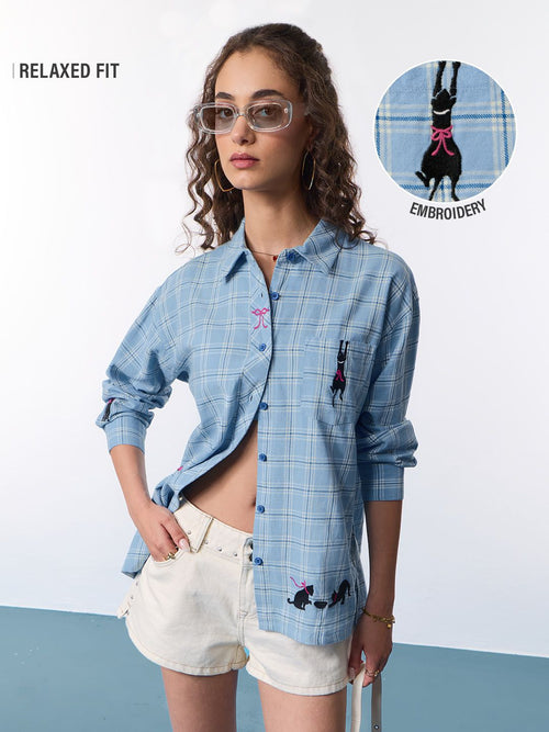 Pets Stories: Cat Confessions Women Oversized Shirts