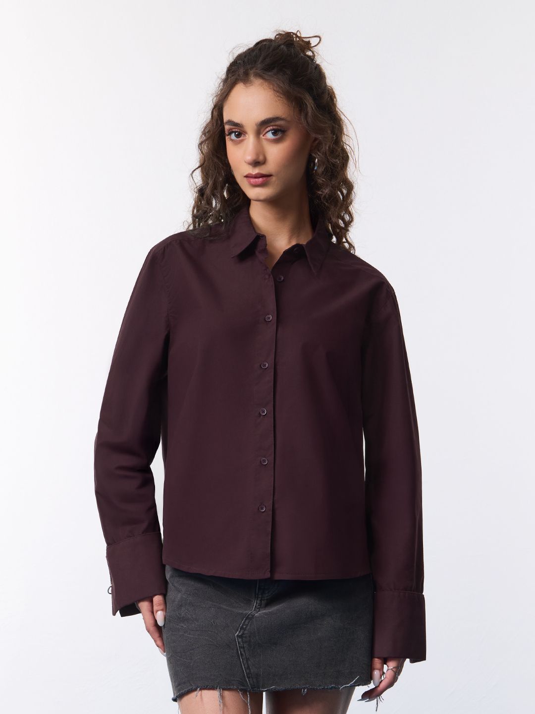 Easy Solids: Petunia Women Relaxed Shirts